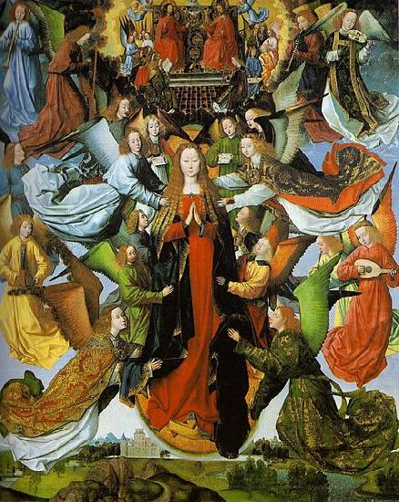 Master of the Legend of St. Lucy Mary, Queen of Heaven china oil painting image
